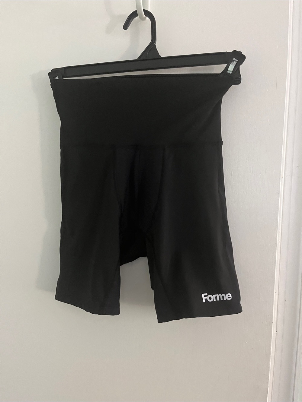 Forme Women's Black High-Rise Bike Shorts